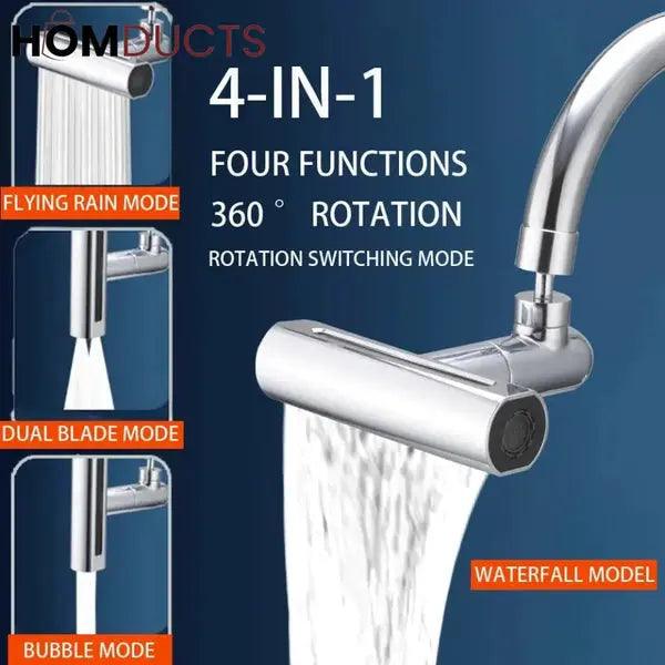 "4-Mode Kitchen Faucet