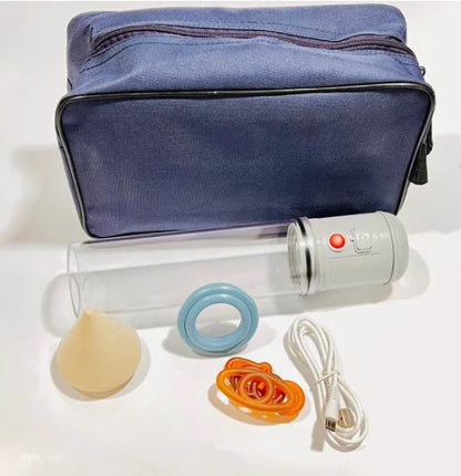 Automatic Rechargeable Penis Pump for Men Powerful Male Enhancer with Type-C USB Charging